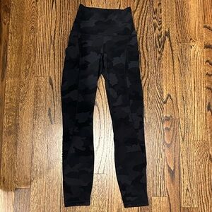 Lululemon Black Camo Leggings